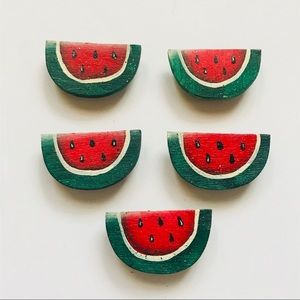 Watermelon button covers